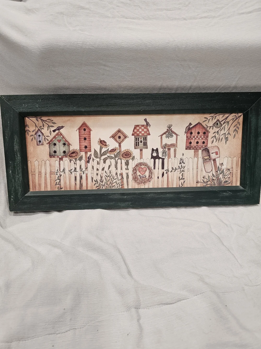 Linda Spivey Birdhouse Series Framed Art Prints Set of 3 Primitive Country